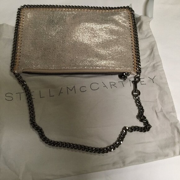 Blush-silver metallic crossbody, NWT - Picture 5 of 7